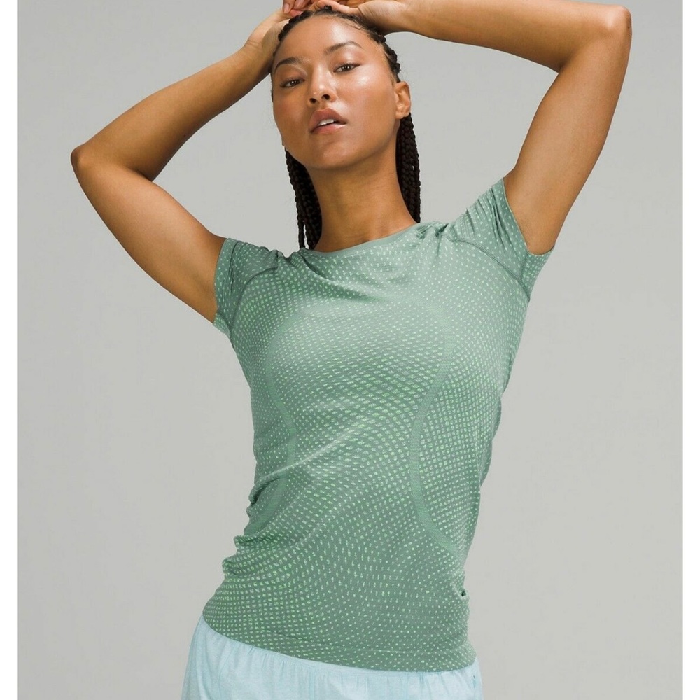 Lululemon Swiftly Tech Ss 2.0 Grid Warp Tidewater… - image 1